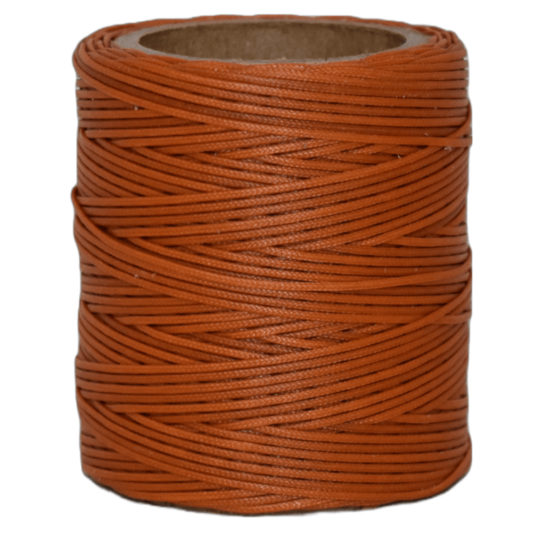 Burnt Orange Braided Waxed Cord