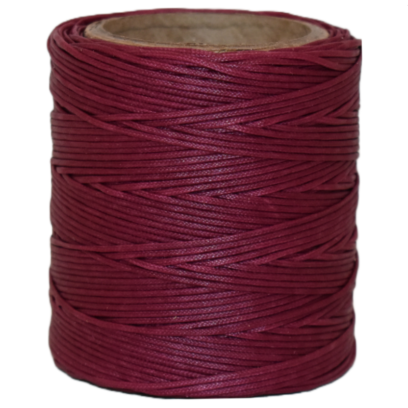 Plum Braided Waxed Cord