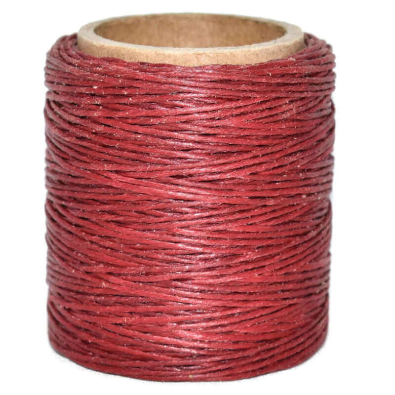 Burgundy Twisted Waxed Cord