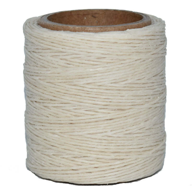 Maine Thread, Braided Waxed Cord, 70 yard spool, Brown 