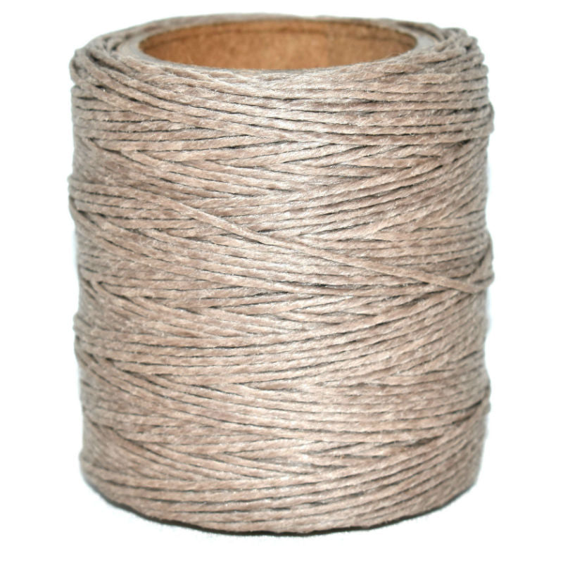 Maine Thread, Twisted Waxed Cord, 70 yard spool, Natural