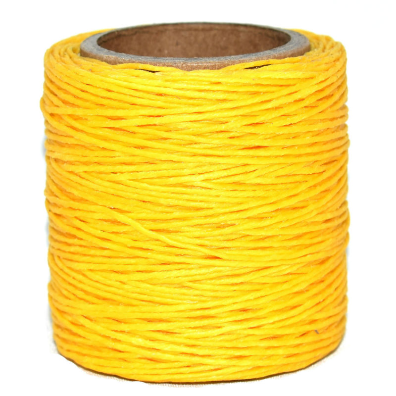 Yellow Twisted Waxed Cord
