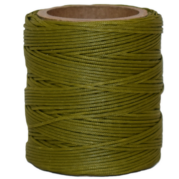 Olive Braided Waxed Cord